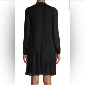 DKNY -Tie-Neck Pleated Shift Dress Size 12